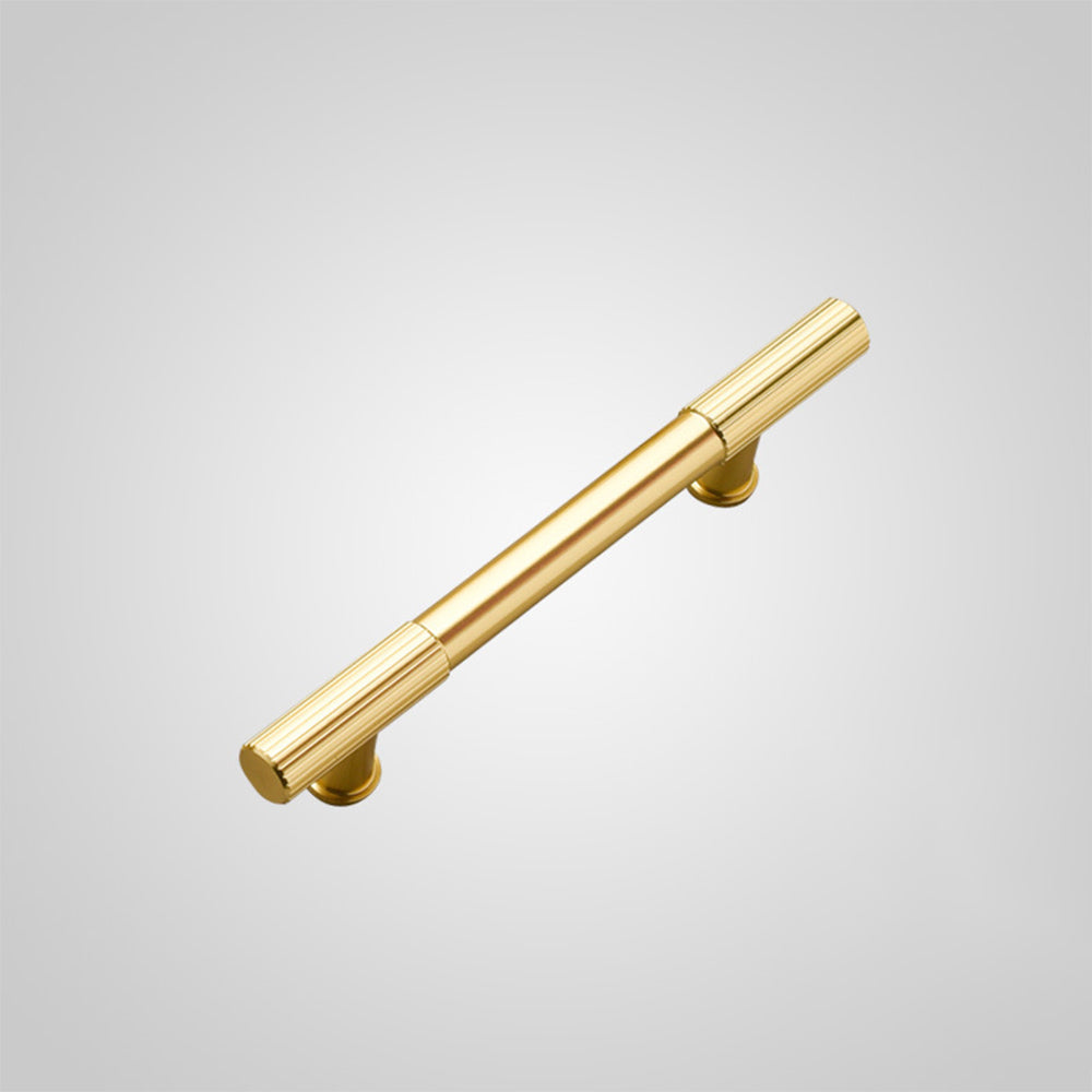 Goldener Polierter Linien-T-Stangengriff für Schrank & Küche