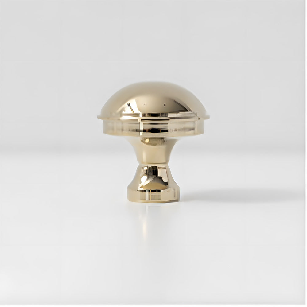 Gold Poliert Messing Finish Schrank D-Bar Griff