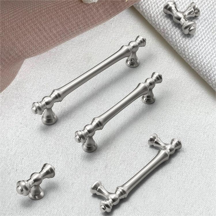 Polierter Silberner Bar-Schrankgriff für Küche & Schubladen