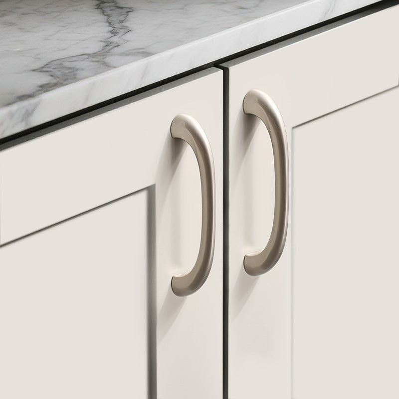 Gebürstet Zinklegierung Minimalistischer Möbelgriff