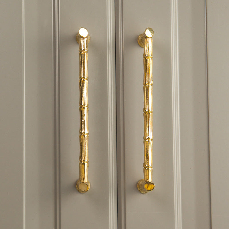 Solid Imitation Messing Bambus Küchengriffe