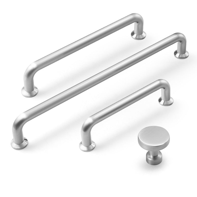 Silver Zinc Alloy Küche Küchengriffe Drawer Wardrobe Cupboard Griff