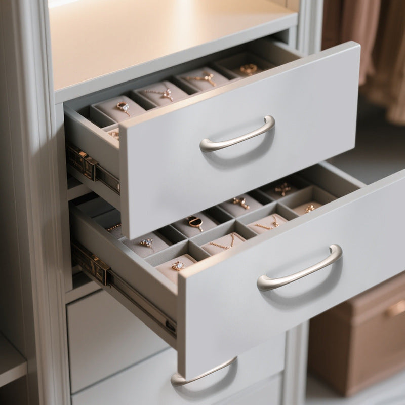 Gebürstet Zinklegierung Minimalistischer Möbelgriff