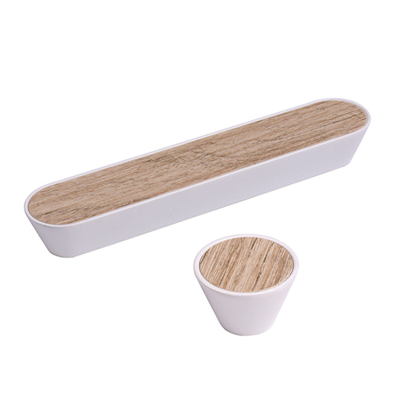 Nordisch Holzmaserung Küchengriffe Aluminiumlegierung Schubladengriffe