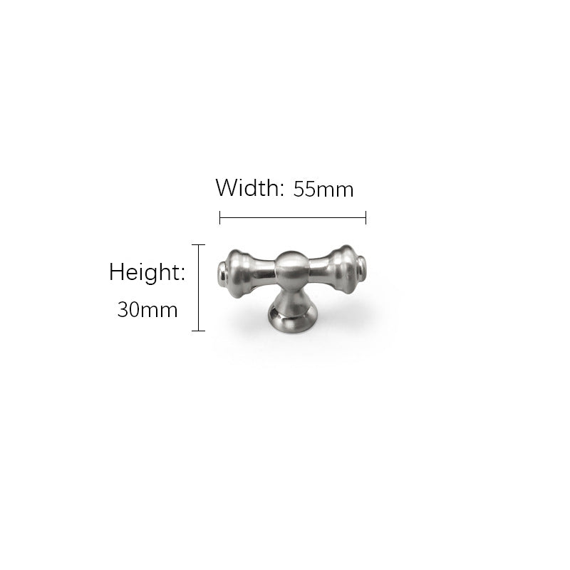 Polierter Silberner Bar-Schrankgriff für Küche & Schubladen