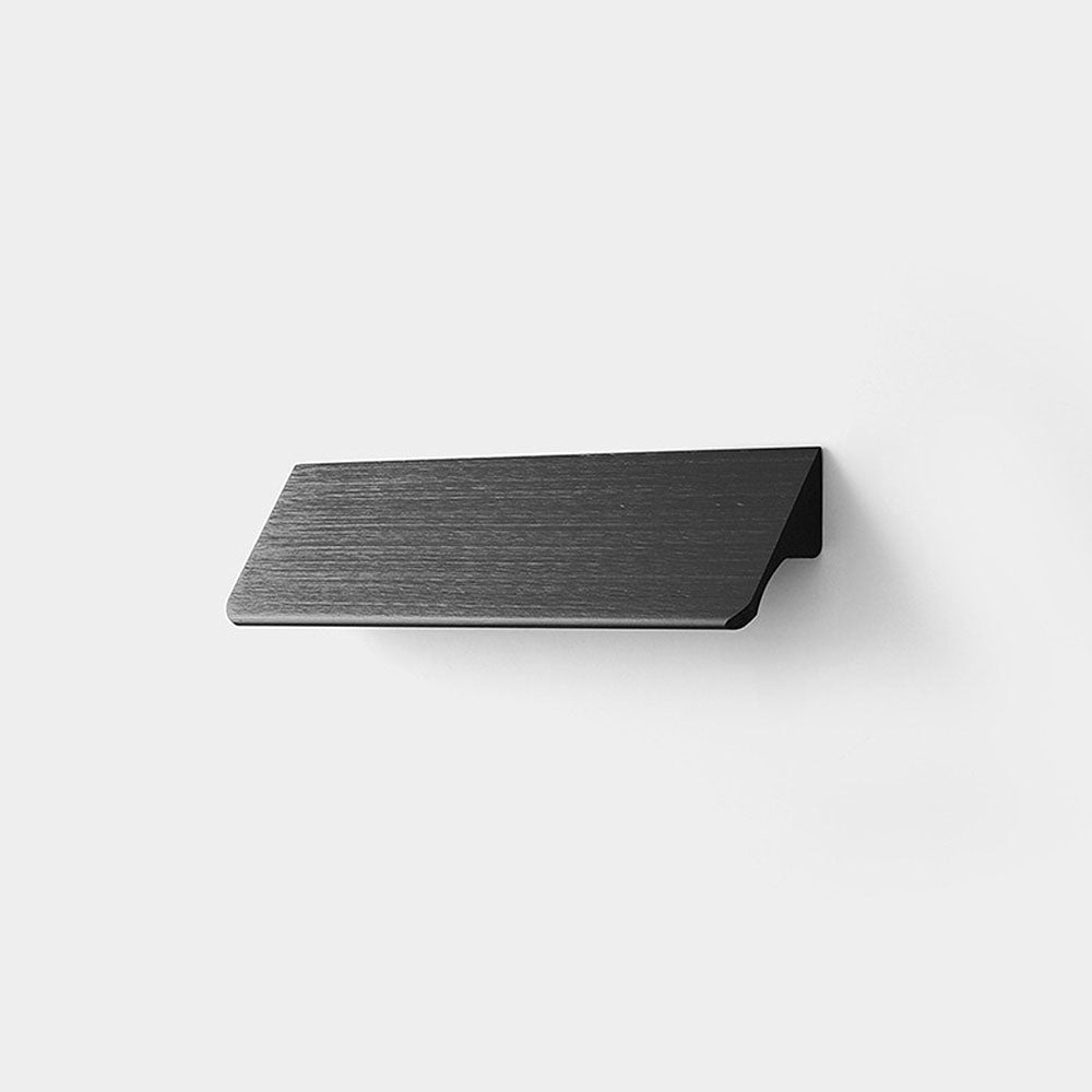 Schwarzer Moderner Unsichtbarer Kanten-Griff für Küche & Schrank
