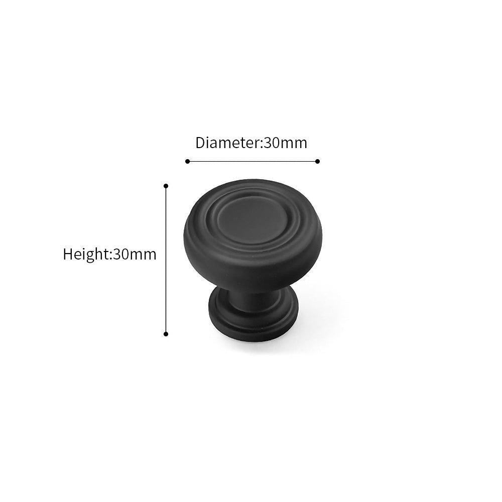Minimalistische Schwarze Bogen-Küchengriffe für Schränke & Schubladen
