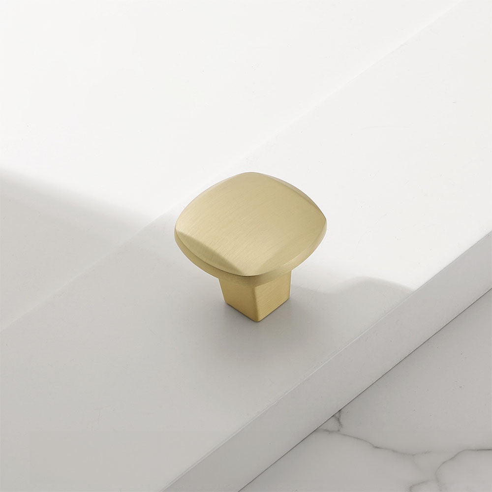 Gold Zinc Alloy Square Schrank Griff – Elegant & Modern für Küche und Kleiderschrank