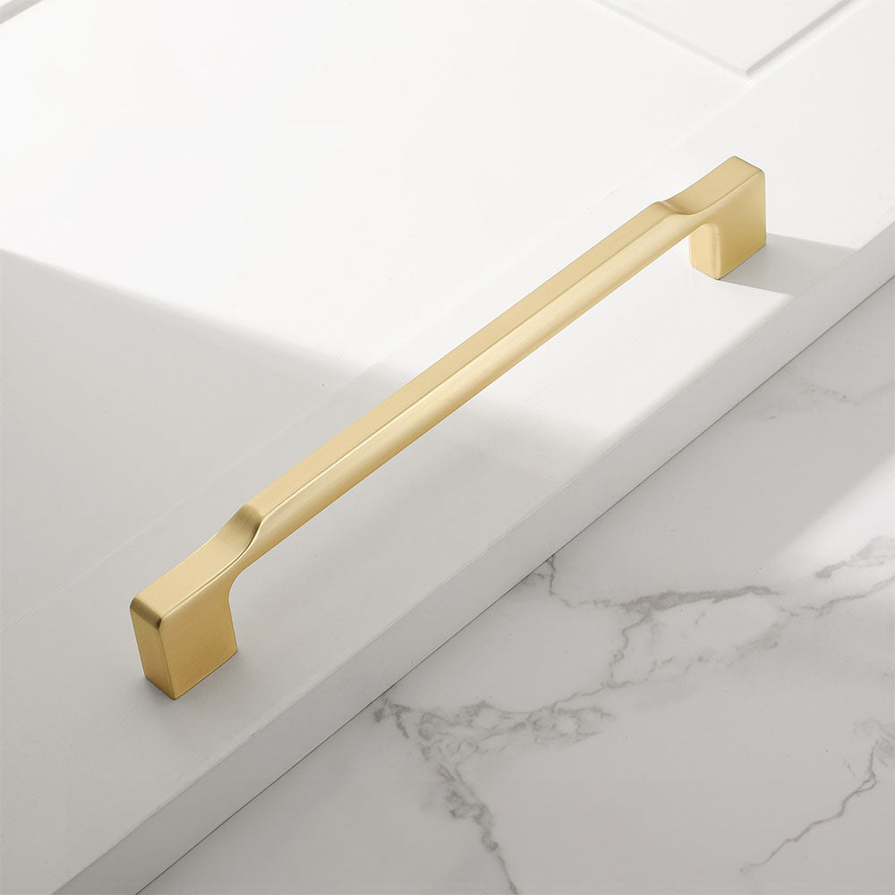 Gold Zinc Alloy Square Schrank Griff – Elegant & Modern für Küche und Kleiderschrank