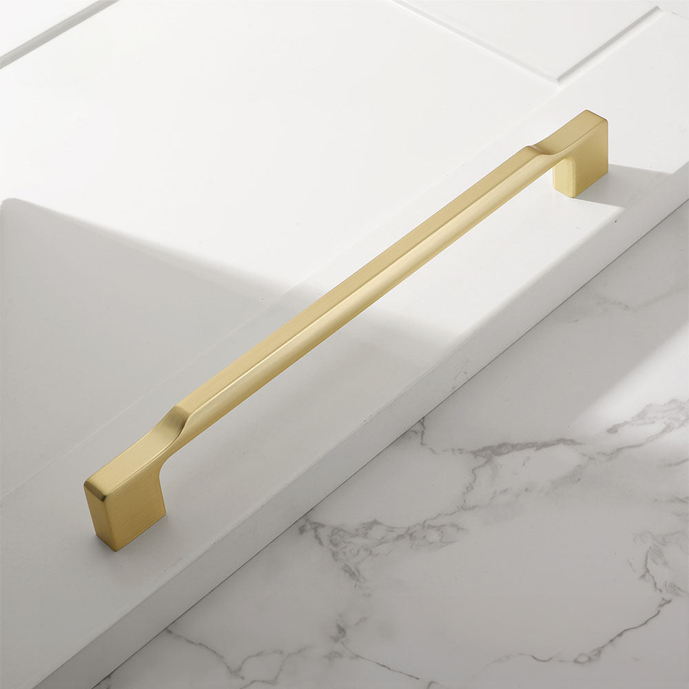 Gold Zinc Alloy Square Schrank Griff – Elegant & Modern für Küche und Kleiderschrank