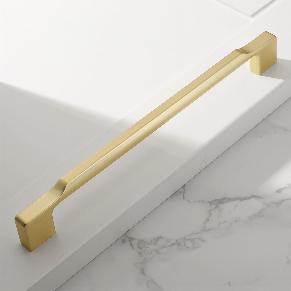 Gold Zinc Alloy Square Schrank Griff – Elegant & Modern für Küche und Kleiderschrank