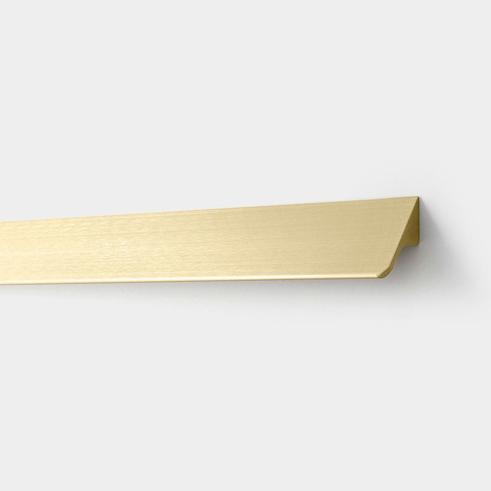 Gebürstet Gold Modern Invisible Schrank Edge Griff for Drawers
