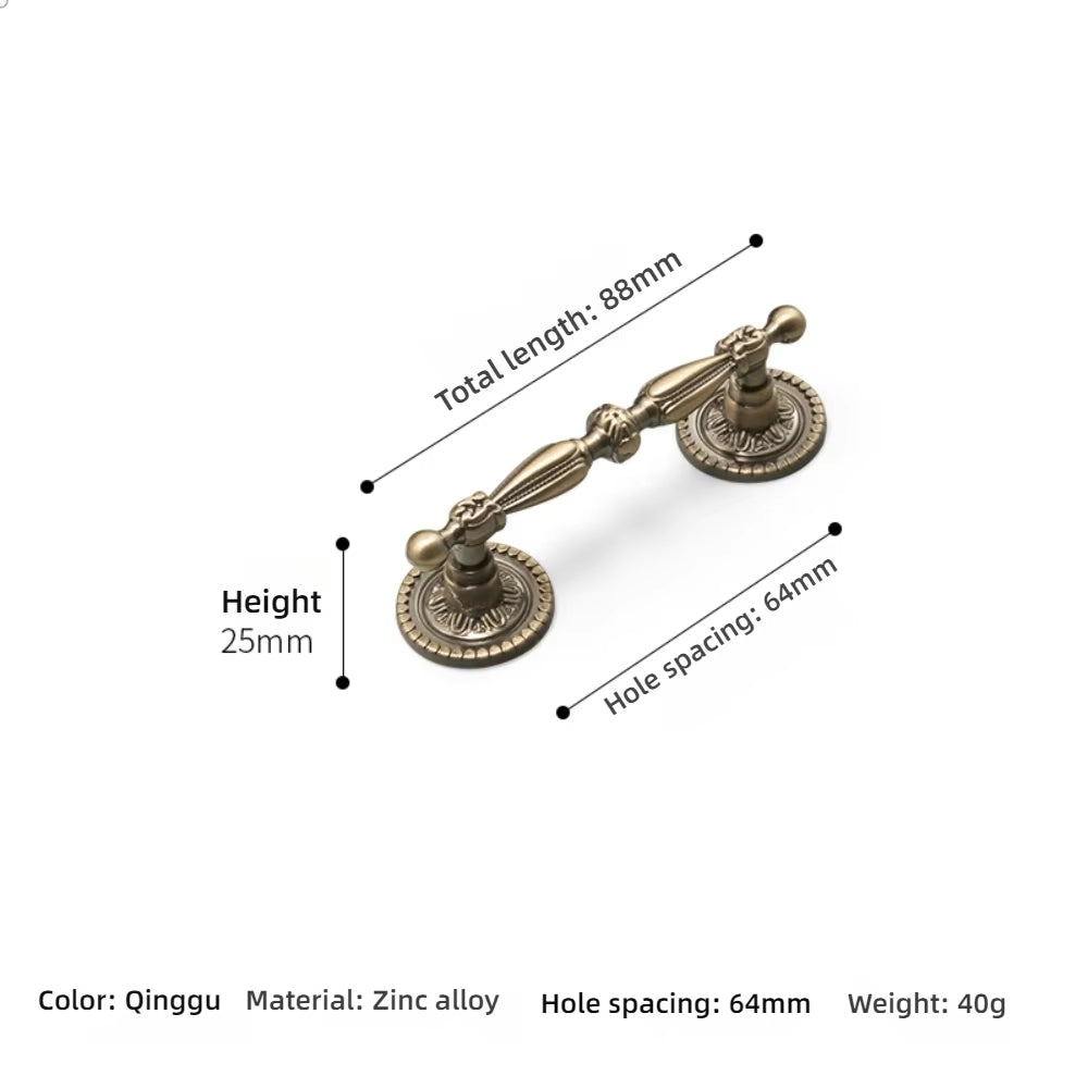 Retro Küchengriffe und Knöpfe Vintage Schubladengriffe
