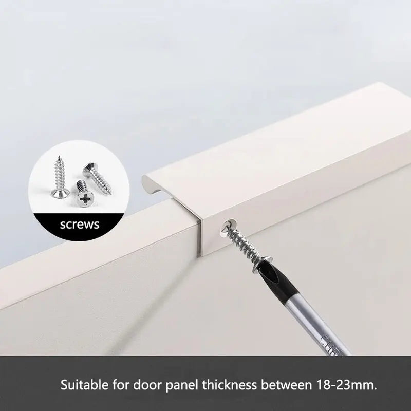 Farbenfroher unsichtbarer Aluminium-Griff – Griffleiste für Schubladen & Kleiderschränke