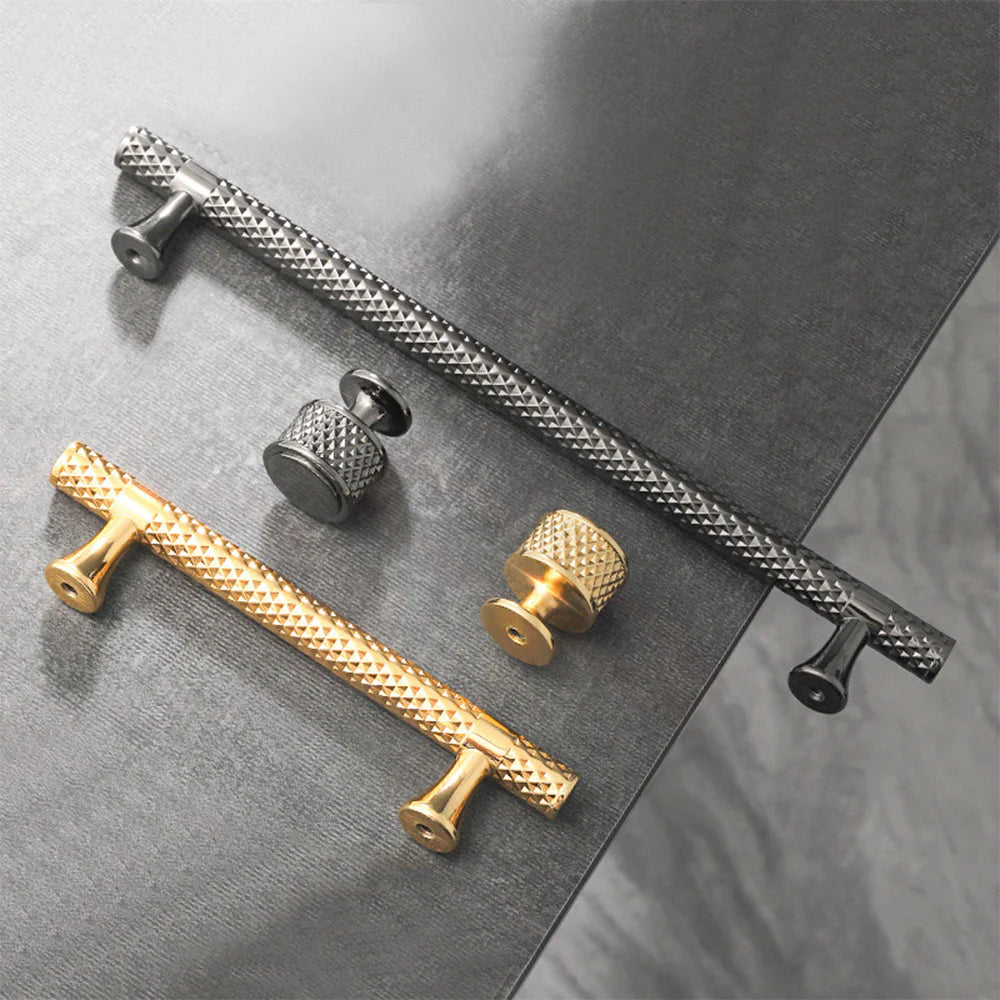 Gold Diamant-Design Schrank T-Bar Griff – Moderner Möbelgriff für Küche & Wohnraum