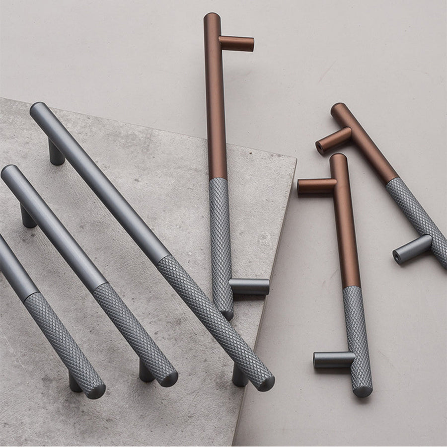 Grey Matte Knurled Bar Küchengriffe – Moderner Stil für Ihre Küche