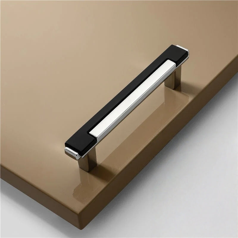 Silberner Zinklegierung Quadrat-Stangengriff für Bad & Schränke