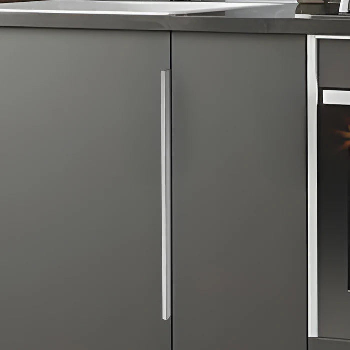 Weißer Aluminium Profilgriff für Küche & Schrank