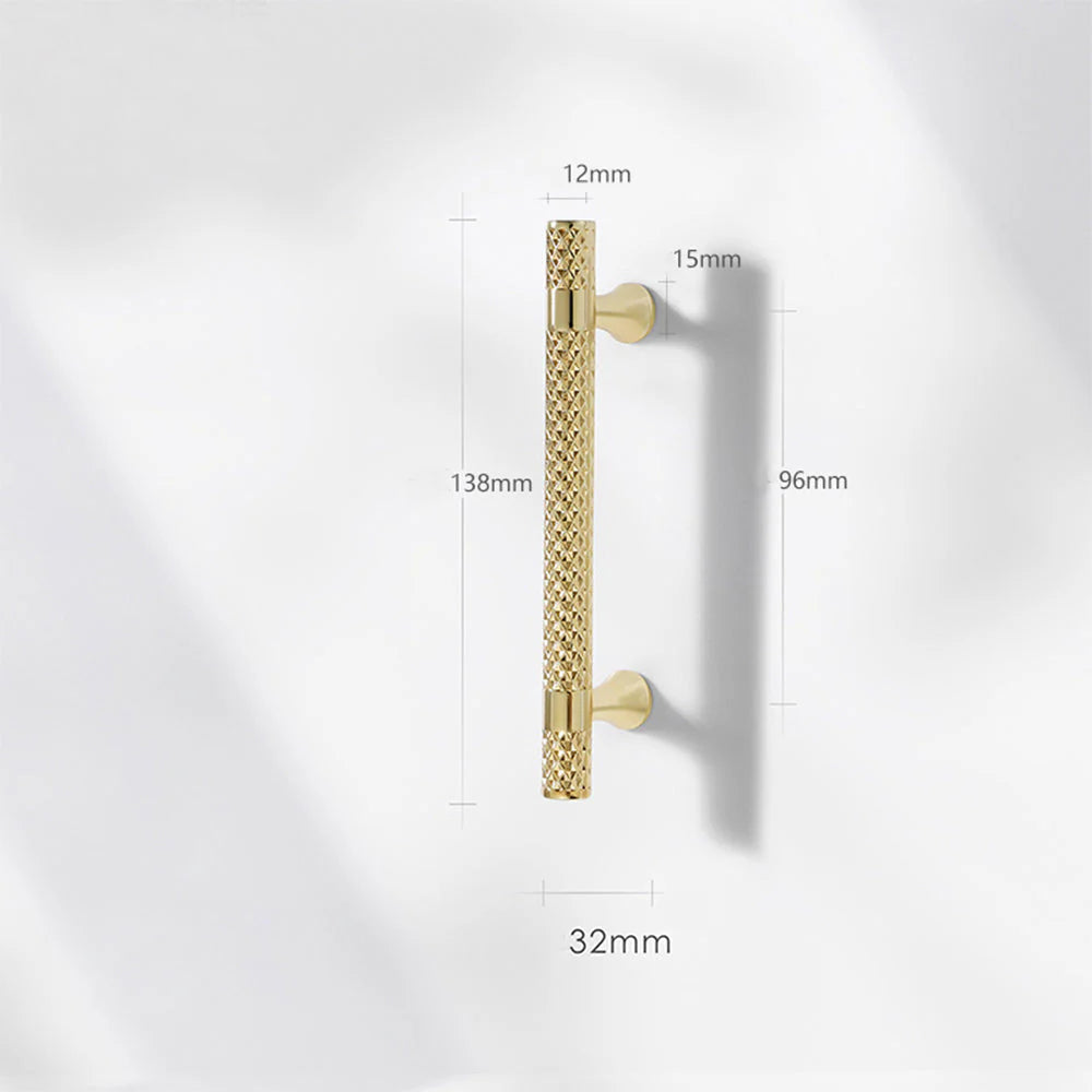 Gold Diamant-Design Schrank T-Bar Griff – Moderner Möbelgriff für Küche & Wohnraum