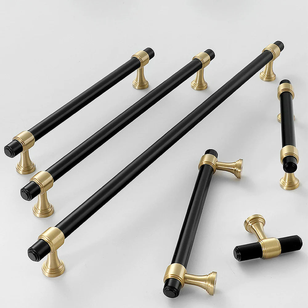 Schwarz T-Bar Schrankgriff – Modern & Elegant