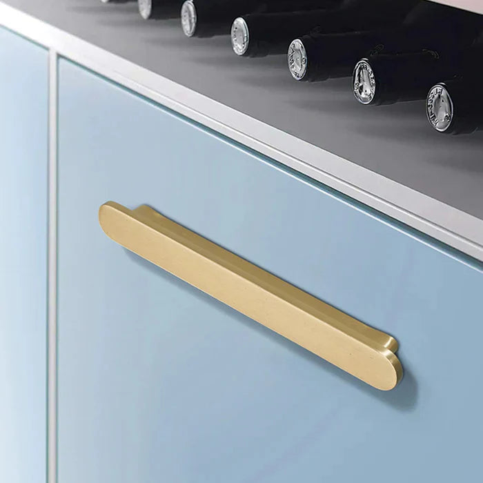 Gebürstet Gold Finish Schrank Bar Griff für Schränke & Schubladen