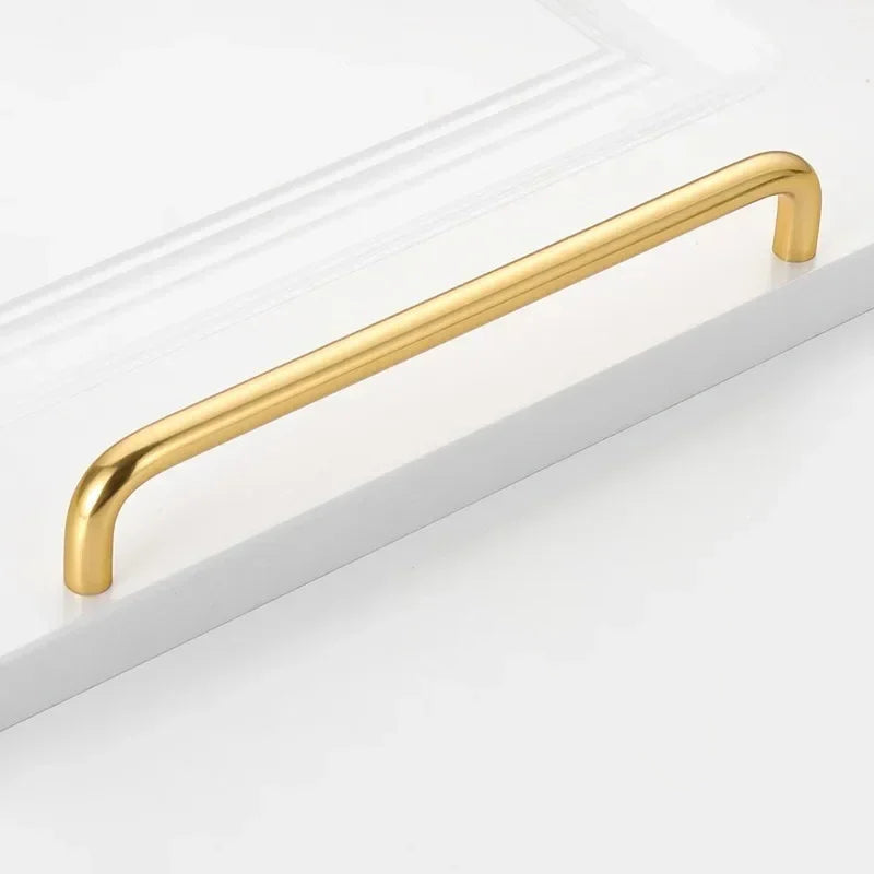 Goldene Aluminium-Küchengriffe – Modernes Design für Küche, Schränke & Kommoden